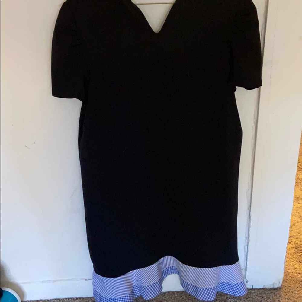 Zara ruffle-hem dress